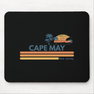 Cape May Beach New Jersey Sommer Palme Männer Frau Mousepad
