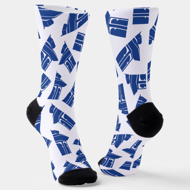 Cape May Bühne Wiederholen Cupola Muster Socken (Gewinkelt)