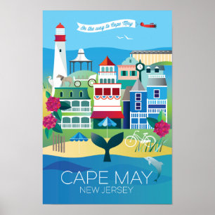 Cape May Druck Poster