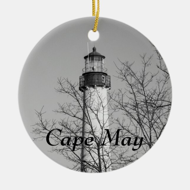 Cape May helles b/w Keramikornament (Vorne)