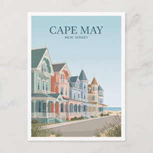 Cape May Historischer Distrikt New Jersey Andenken Postkarte