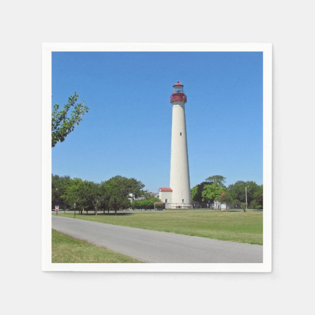 Cape May Leuchtturm Serviette (Vorderseite)
