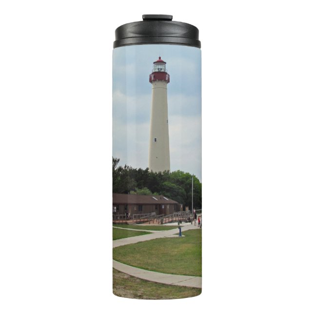Cape May Leuchtturm Thermosbecher (Vorderseite)