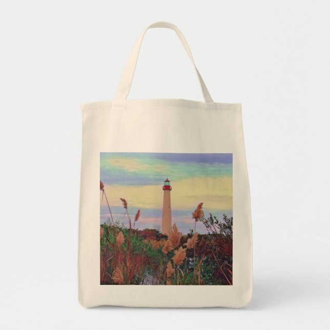 Cape May Leuchtturm Tragetasche (Vorne)