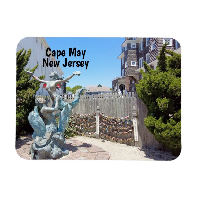 Cape May Liebe Locks Magnet (Horizontal)