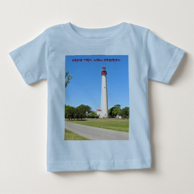 Cape May Lighthouse Baby T-shirt (Vorderseite)