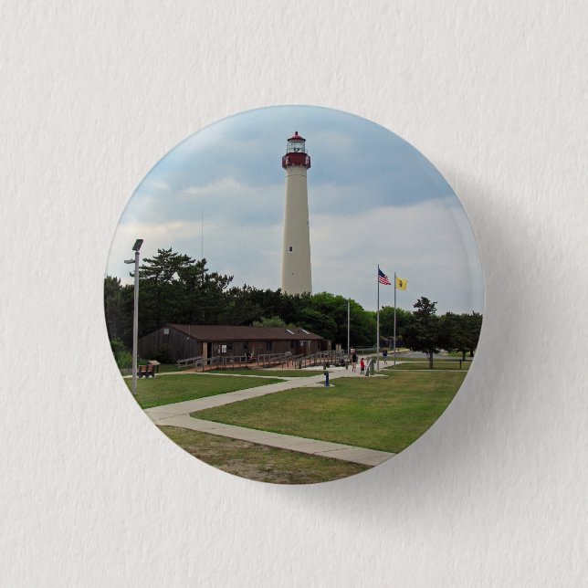Cape May Lighthouse Button (Vorderseite)