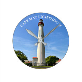 Cape May Lighthouse, New Jersey Clock Runde Wanduhr