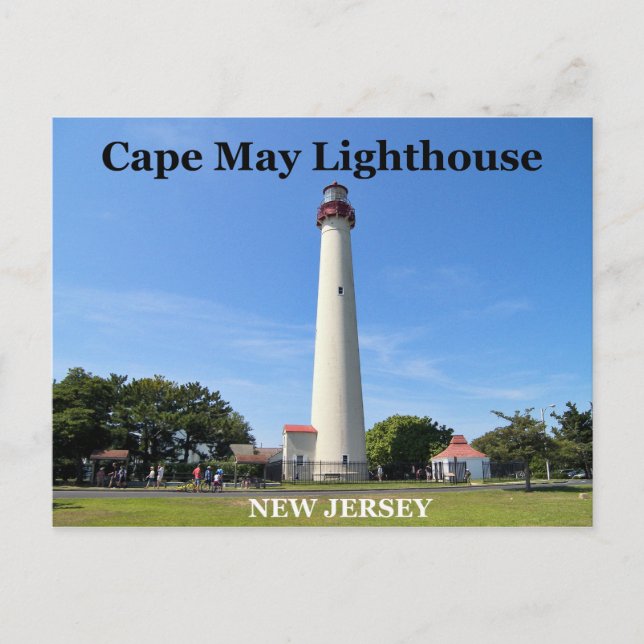 Cape May Lighthouse, New Jersey Postcard Postkarte (Vorderseite)
