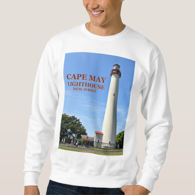 Cape May Lighthouse, New Jersey Sweatshirt (Vorderseite)