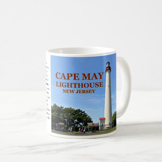 Cape May Lighthouse, New Jersey Tasse (VorderseiteRechts)