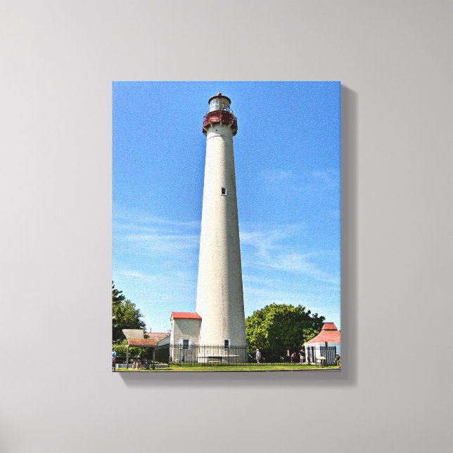 Cape May Lighthouse, New Jersey Wrapped Canvas Leinwanddruck (Vorderseite)