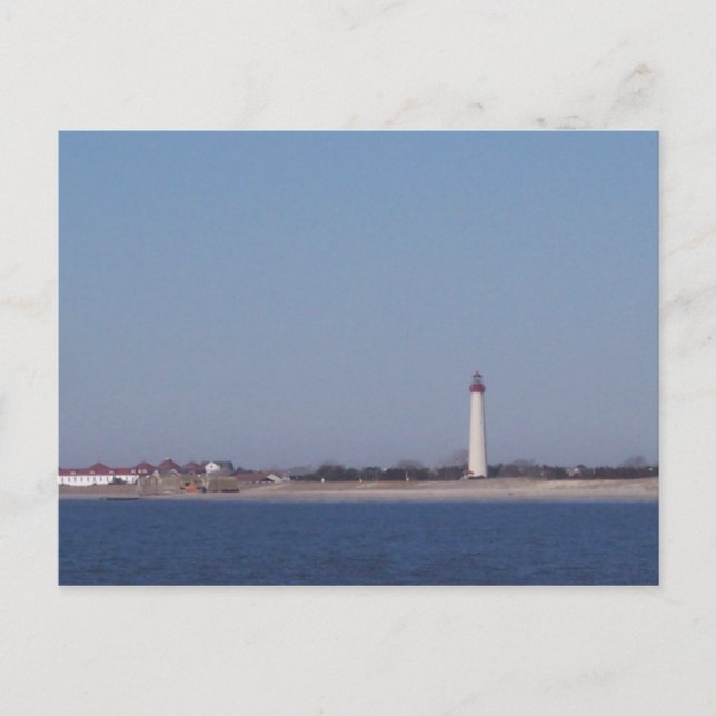 Cape May Lighthouse Postcard Postkarte (Vorderseite)