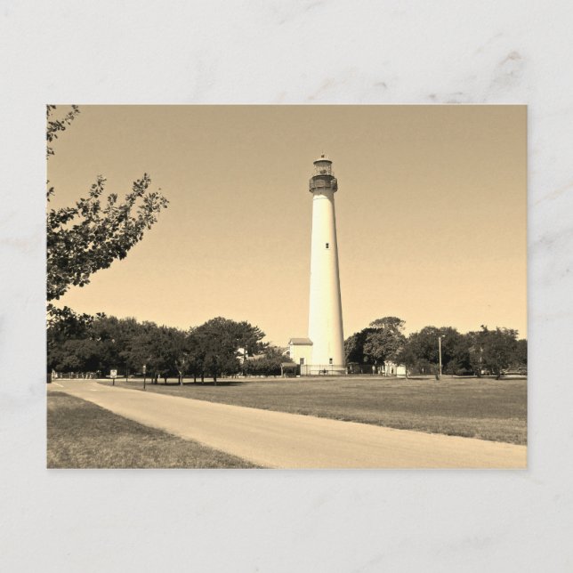 Cape May Lighthouse Postkarte (Vorderseite)