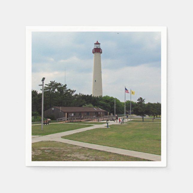 Cape May Lighthouse Serviette (Vorderseite)