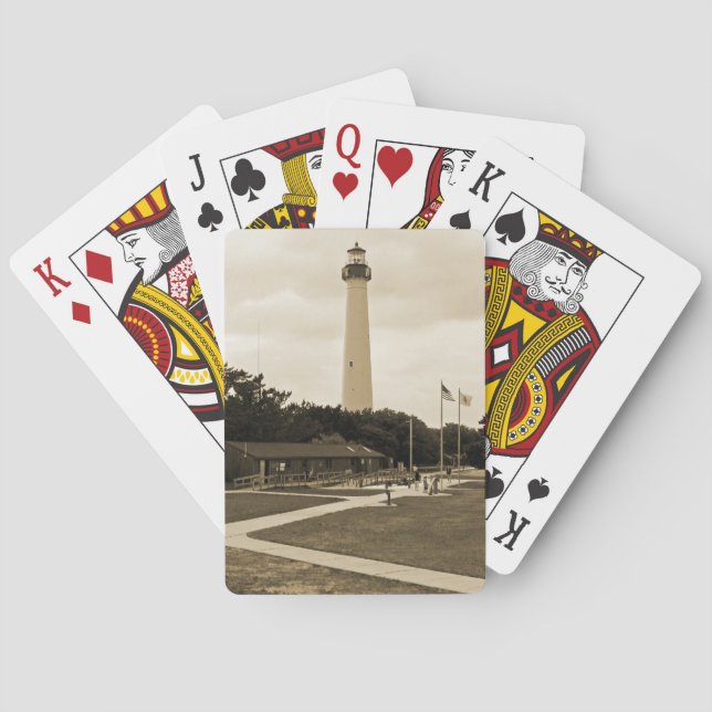 Cape May Lighthouse Spielkarten (Rückseite)