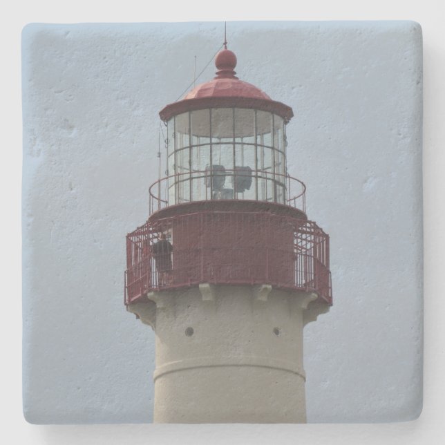 Cape May Lighthouse Steinuntersetzer (Vorderseite)