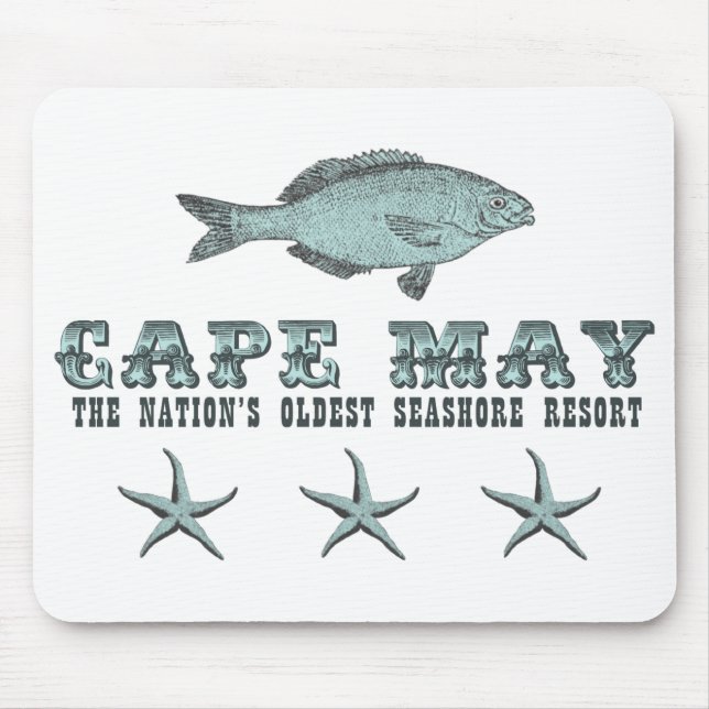 Cape May Nation's ältestes Seehotel Mousepad (Vorne)