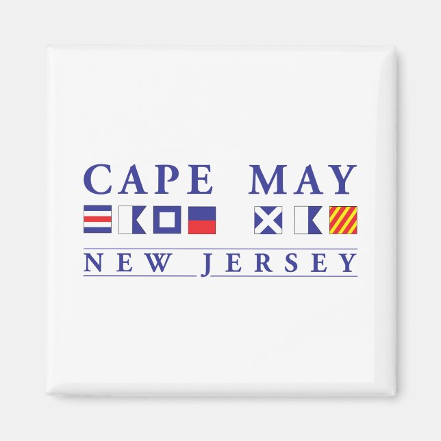 Cape May New Jersey Magnet (Vorne)