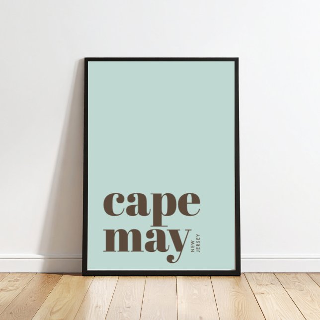 Cape May New Jersey moderne Stadt Poster (Von Creator hochgeladen)