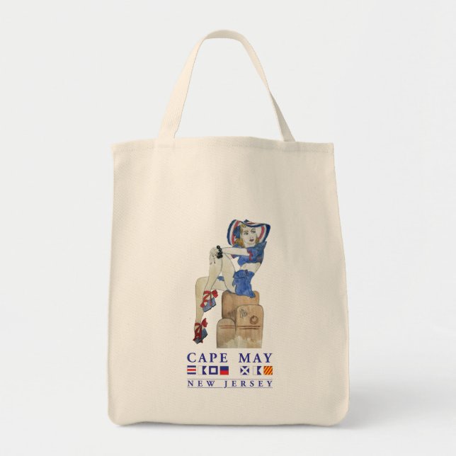 Cape May New Jersey Tote Bag Tragetasche (Vorne)