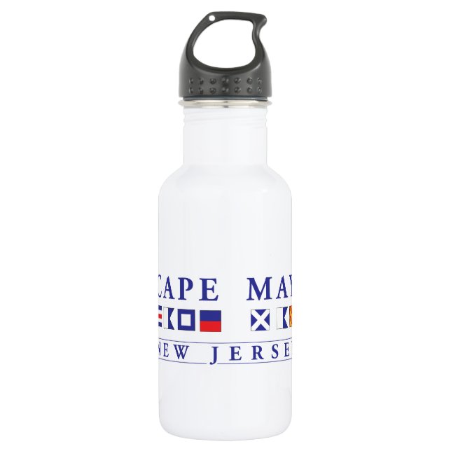 Cape May New Jersey Trinkflasche (Vorderseite)
