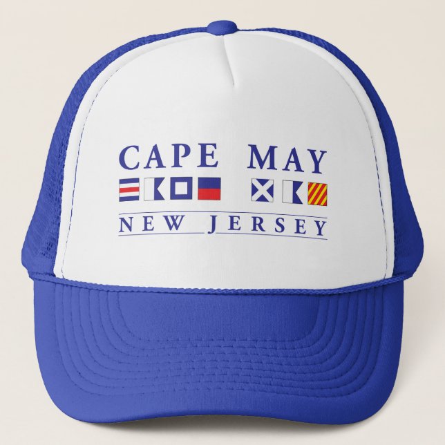 Cape May New Jersey Truckerkappe (Vorderseite)