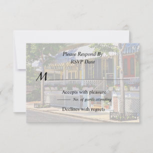 Cape May NJ – Restaurant in der Jackson Street RSVP Karte