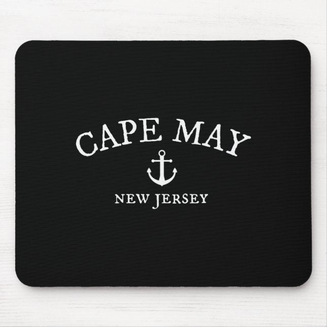 Cape May Nj Shirt, New Jersey Sea Town  Mousepad (Vorne)