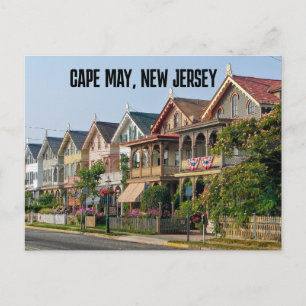 CAPE MAY, NOUVEAU JERSEY MAISONS CARTES POSTALES
