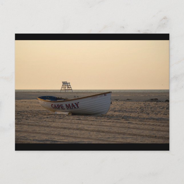 Cape May Rettungsboot Postkarte (Vorderseite)