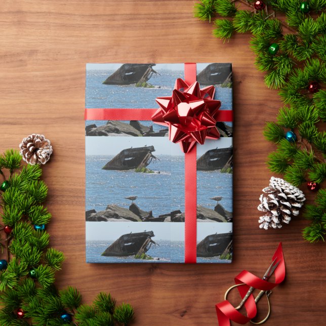 Cape May Shipwreck Geschenkpapier (Feiertagsgeschenk)