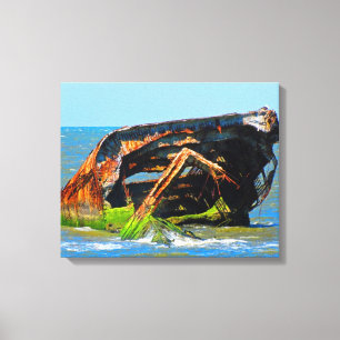 Cape May Shipwreck Leinwanddruck