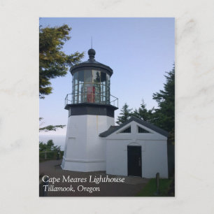 Cape Meares Lighthouse, OR Postkarte