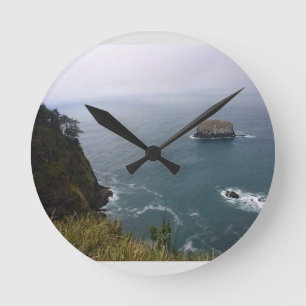 Cape Meares, Oregon Coast Runde Wanduhr