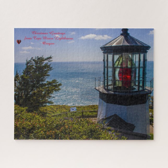 Cape Mears Lighthouse Oregon. Jigsaw Puzzle (Horizontal)