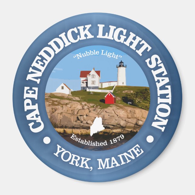 Cape Neddick Light Station Magnet (Vorne)