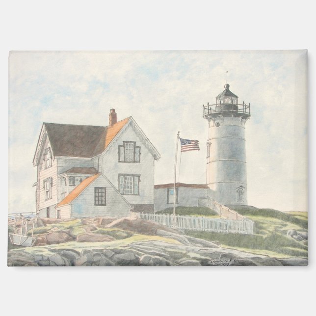 Cape Neddick Lighthouse Magnet (Vorderseite)