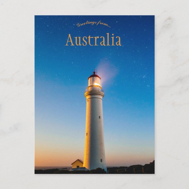 Cape Nelson Lighthouse Victoria Australien Postkarte (Vorderseite)