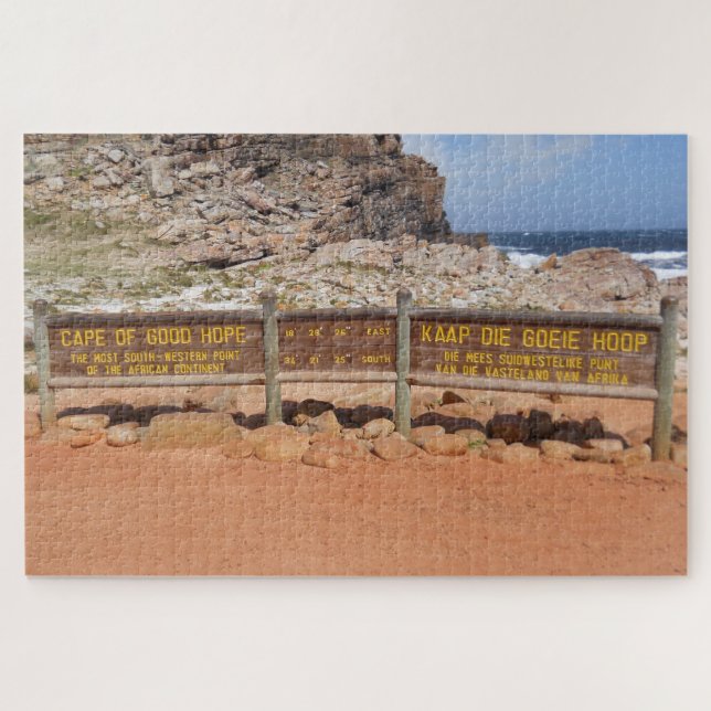 Cape of Good Hope Sign Post. Jigsaw Puzzle (Horizontal)