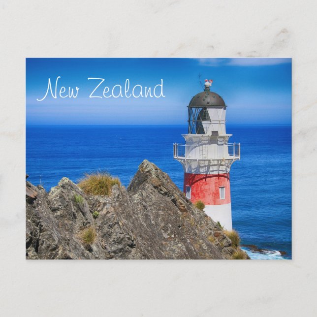 Cape Palliser Neuseeland Leuchtturm Postkarte (Vorderseite)