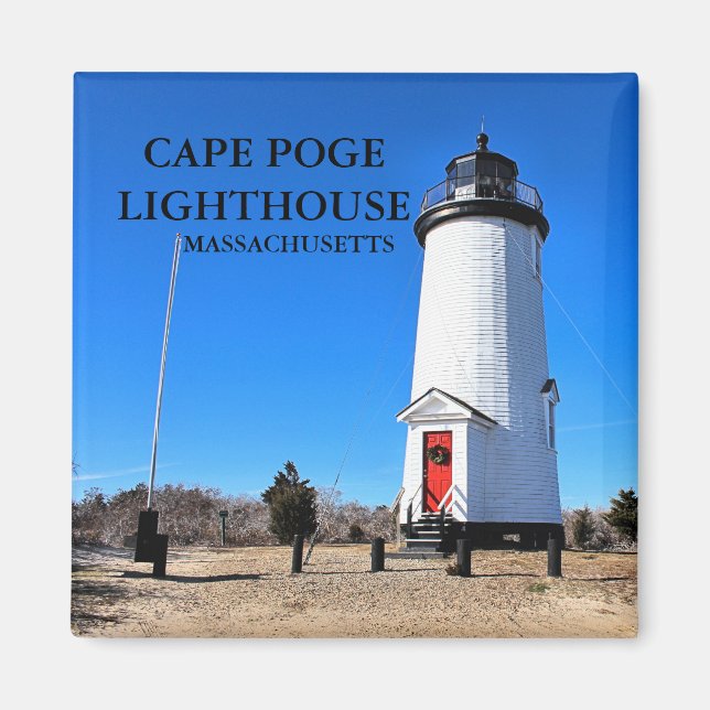 Cape Poge Lighthouse, Massachusetts Magnet (Vorne)