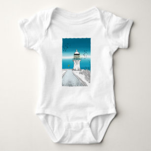 Cape Reinga Lighthouse Northland NZ Baby Strampler
