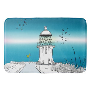 Cape Reinga Lighthouse NZ Badematte