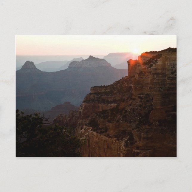 Cape Royal Sunset Postkarte (Vorderseite)