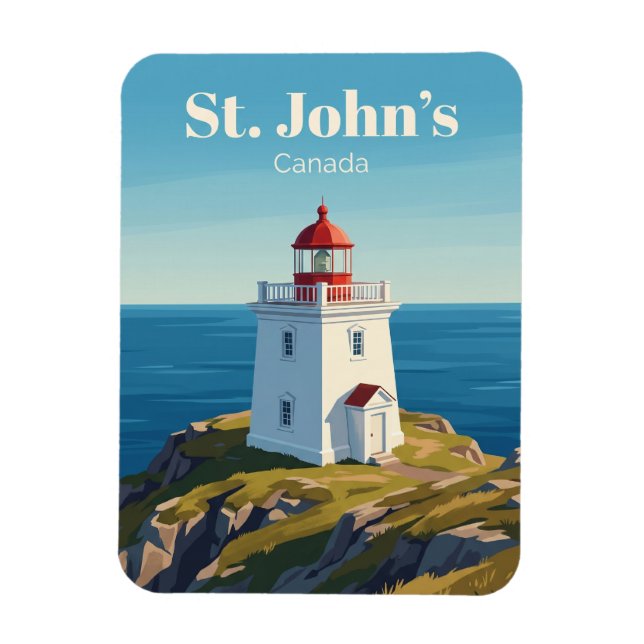 Cape Spear Leuchtturm Kanada Magnet (Vertikal)