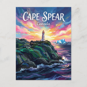 Cape Spear Leuchtturm Kanada Postkarte