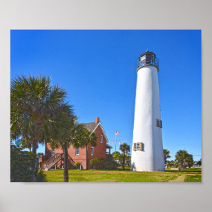 Cape St. George Lighthouse, Florida Poster