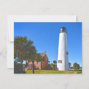 Cape St. George Lighthouse, Florida Postkarte
