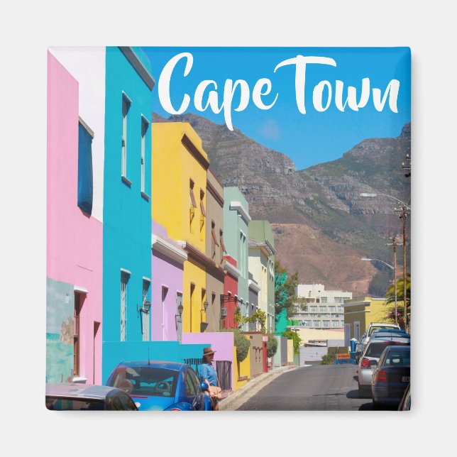 Cape Town Bo-Kaap Cityscape Magnet Afrique du Sud (Devant)